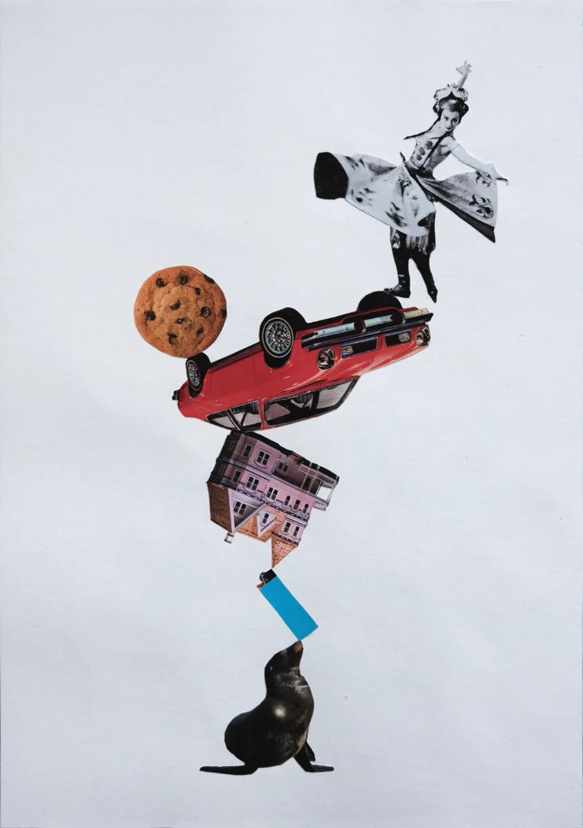 Balancing Act (Cookie), Collage