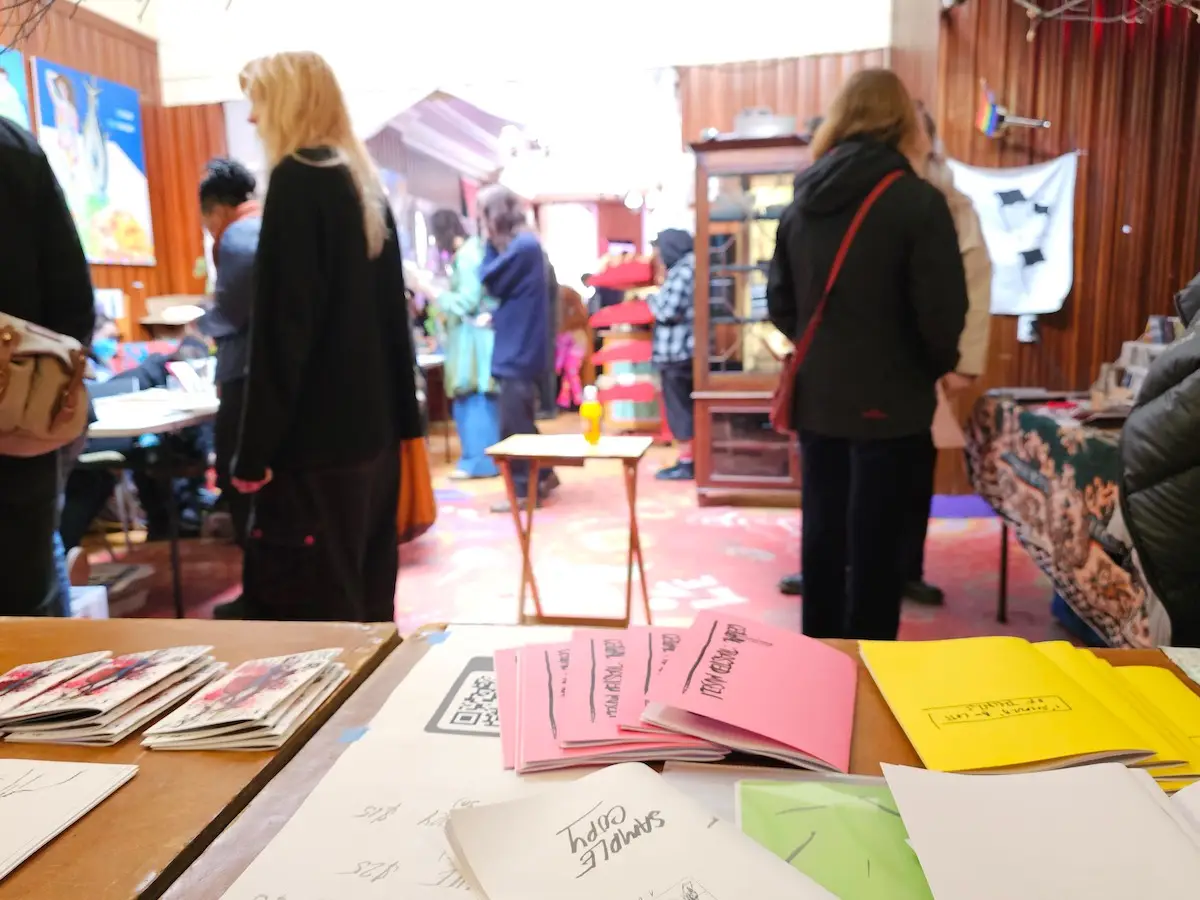 People at Zinefest.